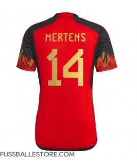 Günstige Belgien Dries Mertens #14 Heimtrikot WM 2022 Kurzarm